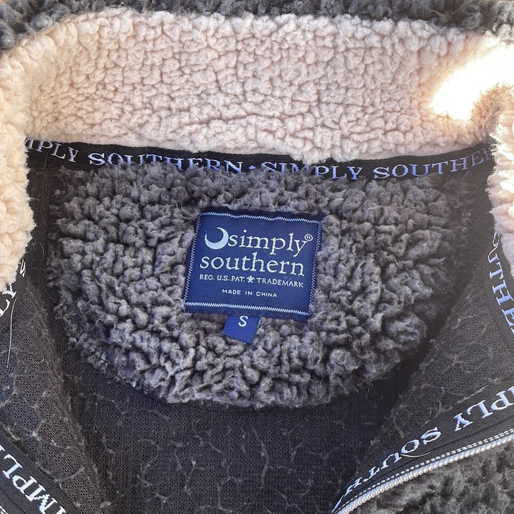 Simply Southern Sherpa pullover sweater - Picture 5 of 7